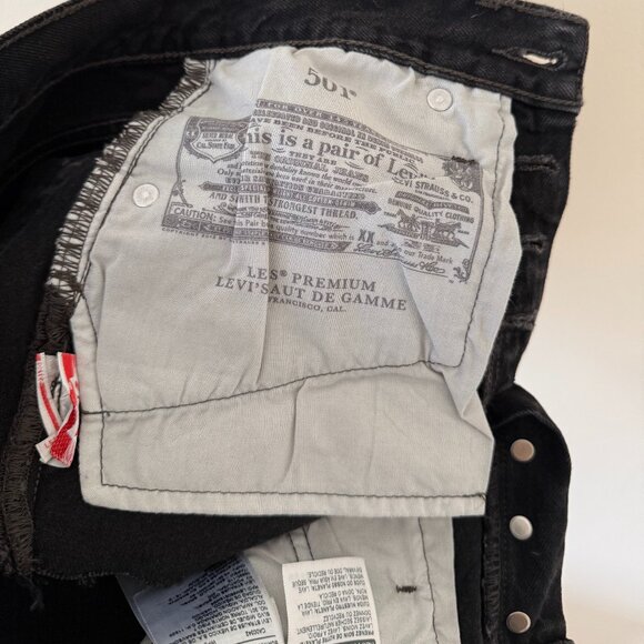 Levi's - Premium 501 micro denim shorts - Picture 4 of 6